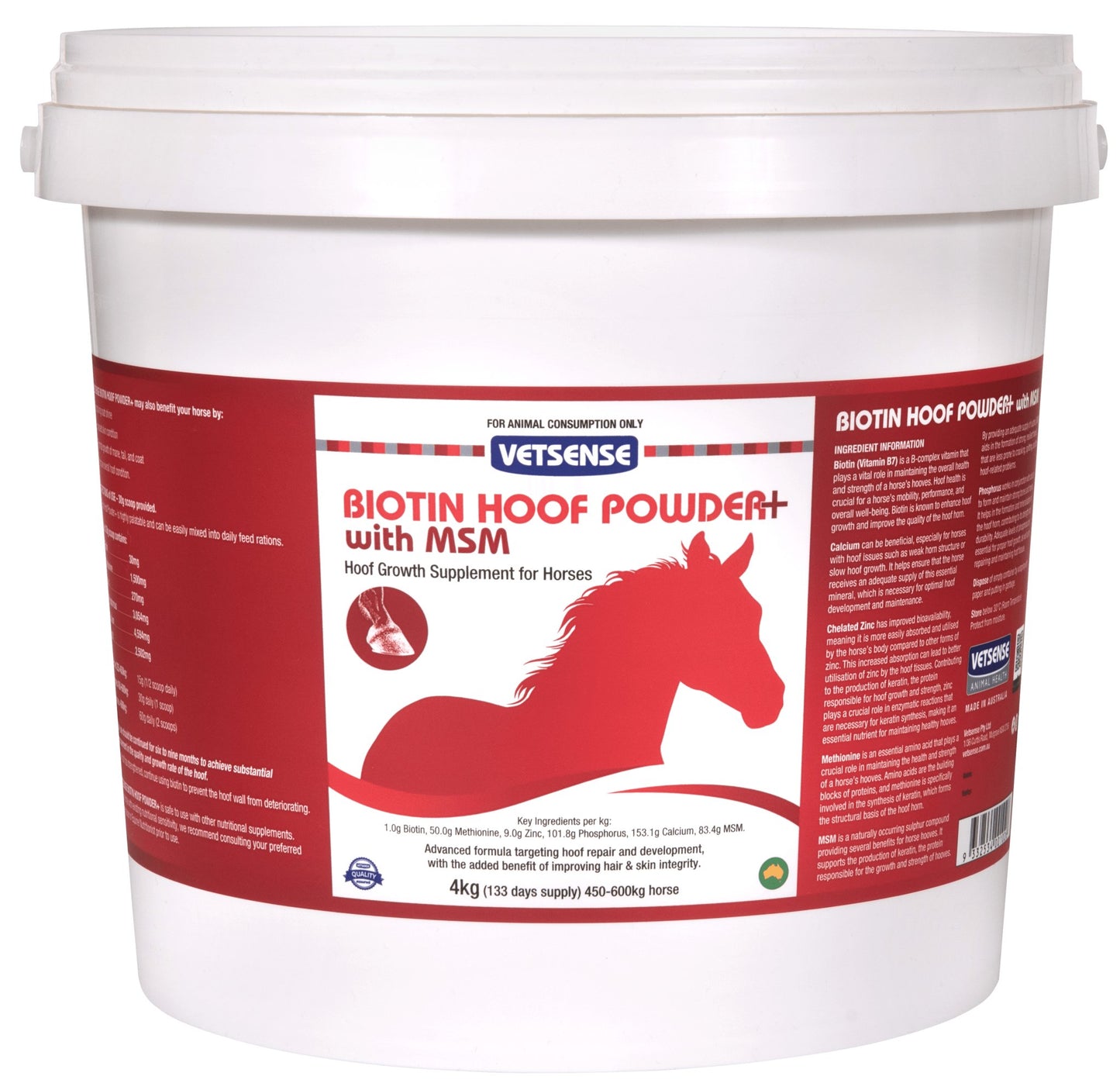 Vetsense Biotin Hoof Powder+